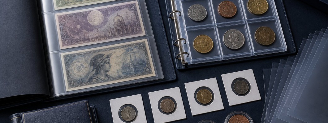 Kağıt ve Madeni Paralar Nasıl Saklanır? Albüm, Kapama ve Kapsül Seçim Rehberi