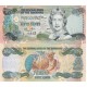 BAHAMA 50 CENT, 1/2 DOLAR, 2001, P#68, KRALİÇE, II. ELİZABETH, ÇİL, ESKİ YABANCI KAĞIT PARA