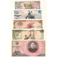 Kuzey Kore 1-5-10-50-100 WON, 1978- 5'Lİ TAM SET, YABANCI ESKİ KAĞIT PARA "ÇİL"