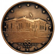 TBMM'NİN AÇILIŞININ 100.YILI 2021, DARPHANE HATIRA BRONZ PARA, SERTİFİKALI TBMM'NİN AÇILIŞININ 100.YILI 2021, DARPHANE HATIRA BRONZ PARA, SERTİFİKALI