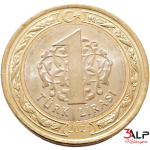 Antep’e Gazilik Ünvanının 100. Yılı – 1 Lira 2021 Hatıra Parası (ÇİL / UNC, Bi Metal) 