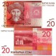 Kırgızistan 20 Som 2009 P#24a Kağıt Para