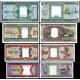 MORİTANYA 100-200-500-1000 OUGUIYA 1989-2002, 4 Lü Set Çil, Eski Yabancı Kağıt Para