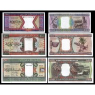 MORİTANYA 100-200-500 OUGUIYA 2002, 3 Lü Set Çil, Eski Yabancı Kağıt Para