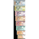Moğolistan 1-5-10-20-50-100-500-1000 Tuğrik, 2014-2020, 8 Lİ Set, Çil, Eski Yabancı Kağıt Para