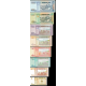Moğolistan 1-5-10-20-50-100-500-1000 Tuğrik, 2014-2020, 8 Lİ Set, Çil, Eski Yabancı Kağıt Para
