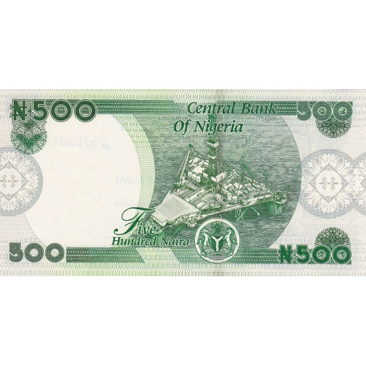 Nijerya 500 Naira 2025 (2) P#48 ÇİL/UNC kağıt para