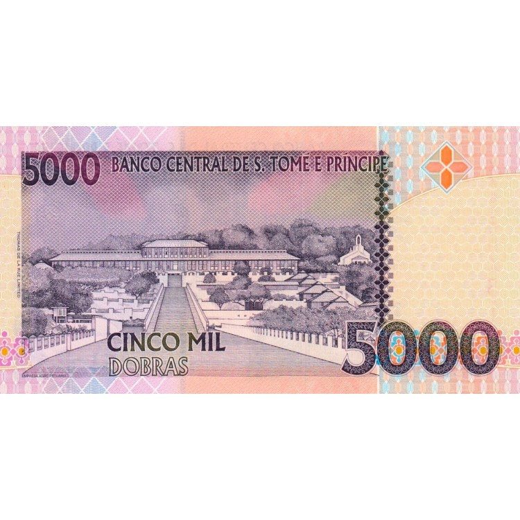 São Tomé ve Príncipe 2013 P 2013 P#65d ÇİL UNC kağıt para