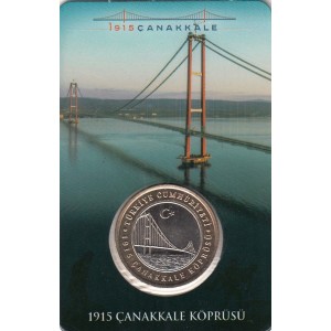1915 Çanakkale Köprüsü – 1 Lira 2022 Hatıra Para ve Kiti (ÇİL / UNC)